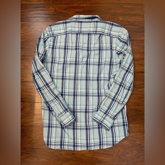 Banana Republic Men’s Standard Fit Plaid Button Up Size M - Picture 4 of 5